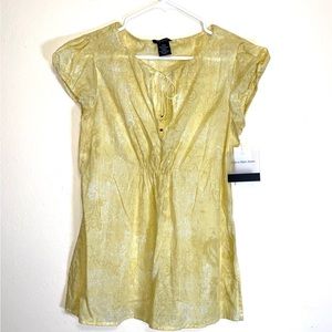 Calvin Klein Yellow Blouse